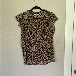 Leopard Print Women's Top